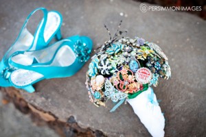 Persimmon Images_Brooch Bouquet