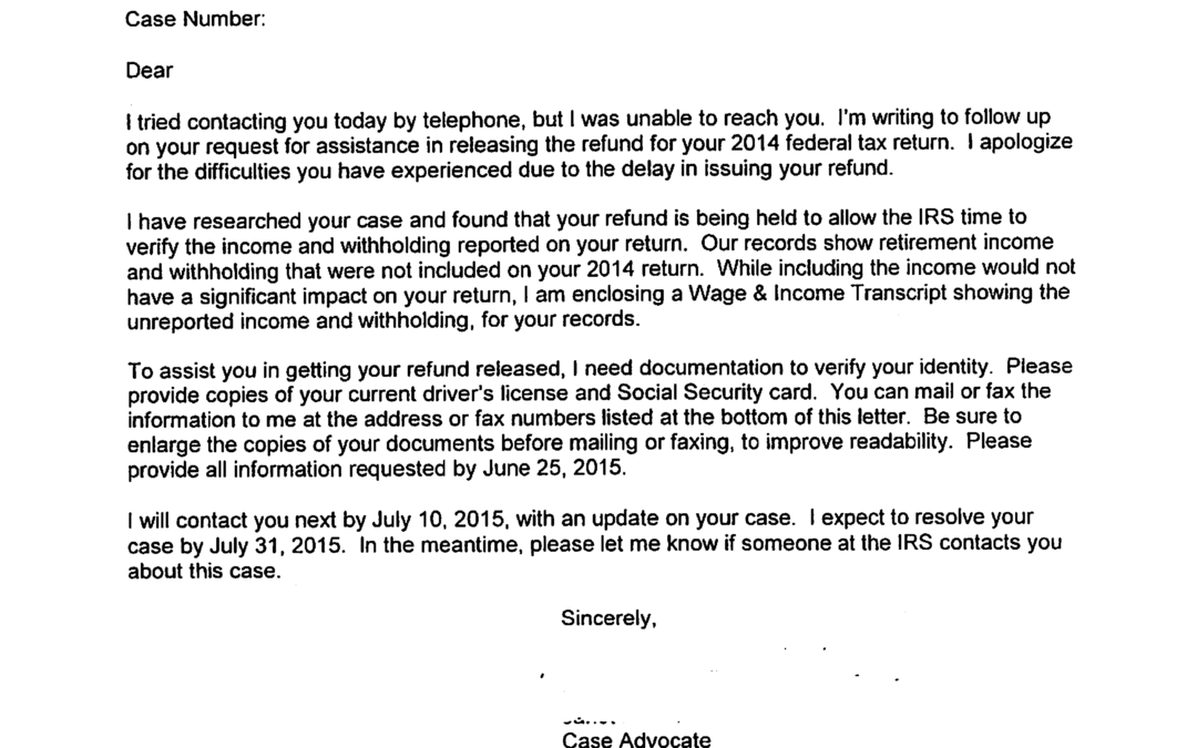 Irs Letter 6475 Pdf Printable Template