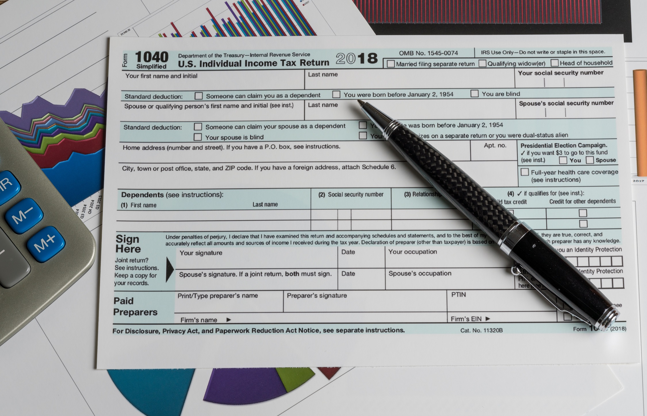 The New 1040 Form For 2018 H R Block