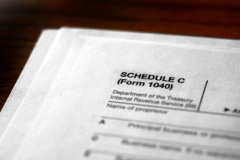 Schedule C tax form