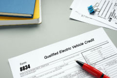 electric vehicle tax credit form